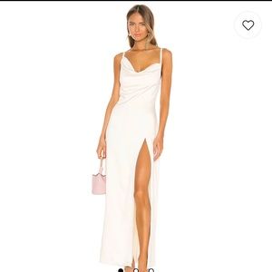 Camila Coelho Reyna Maxi Dress in Pearl White